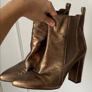 Metallic Boots